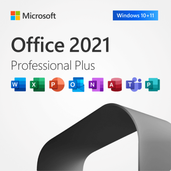 Microsoft Office 2021 Professional Plus logo showcasing lifetime activation keys for Word, Excel, PowerPoint, and more, available at GetSoftwareDeals.com