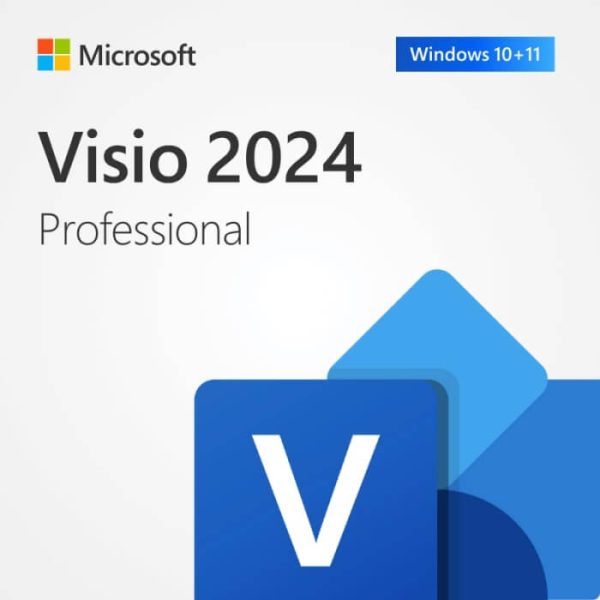 Microsoft Visio 2024 Professional software for creating professional diagrams, available at GetSoftwareDeals.com.