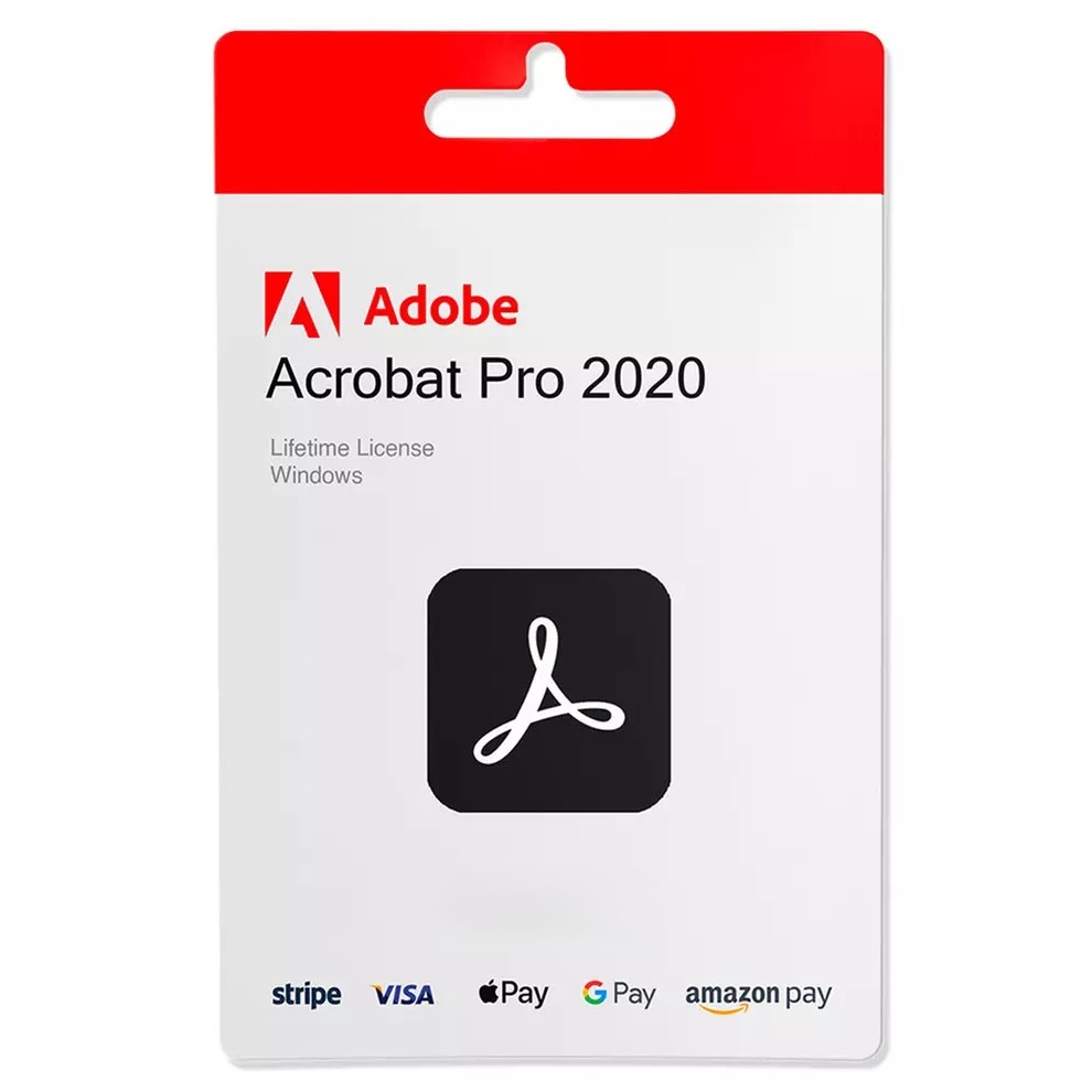 Adobe Acrobat Pro 2020 for Windows PC - Lifetime License all